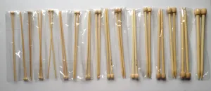 9" Bamboo single pointed knitting needles sizes us 0 1 2 2.5 3 5 6 7 8 9 10 10.5 10.75 10.85 11 13 15  2.0 2.25 4.0 2.75 2.5 3.0 4.0 5.5 mm