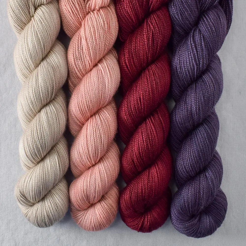 Adobe, Catherine, Coastal Fog, Dusk - Yummy 2-Ply Quartet