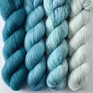 Aquarius, Confetti, Skat, Stippleback - Yummy 2-Ply Quartet - Babette