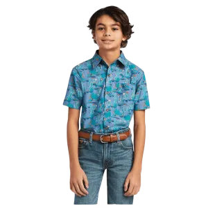 Ariat Boy's Daxton Classic Mint Shirt