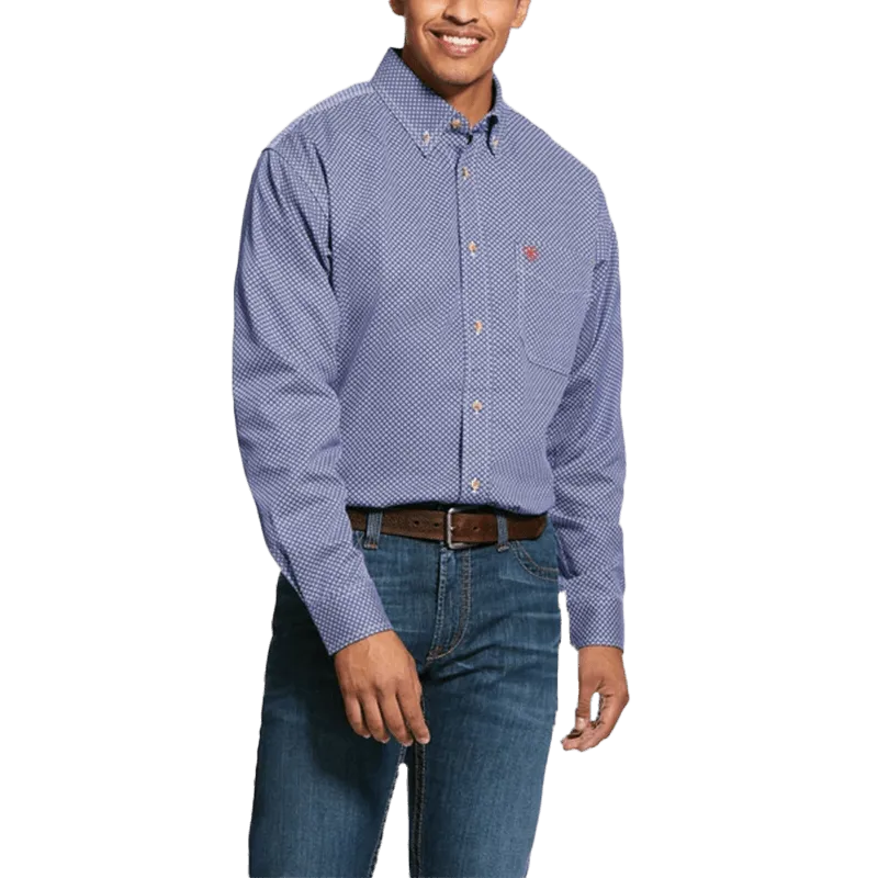 Ariat Flame Resistant Cobalt Liberty Work Shirt