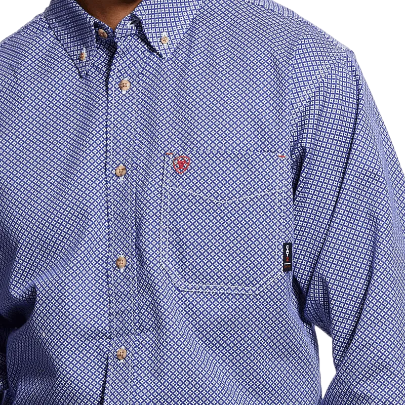 Ariat Flame Resistant Cobalt Liberty Work Shirt