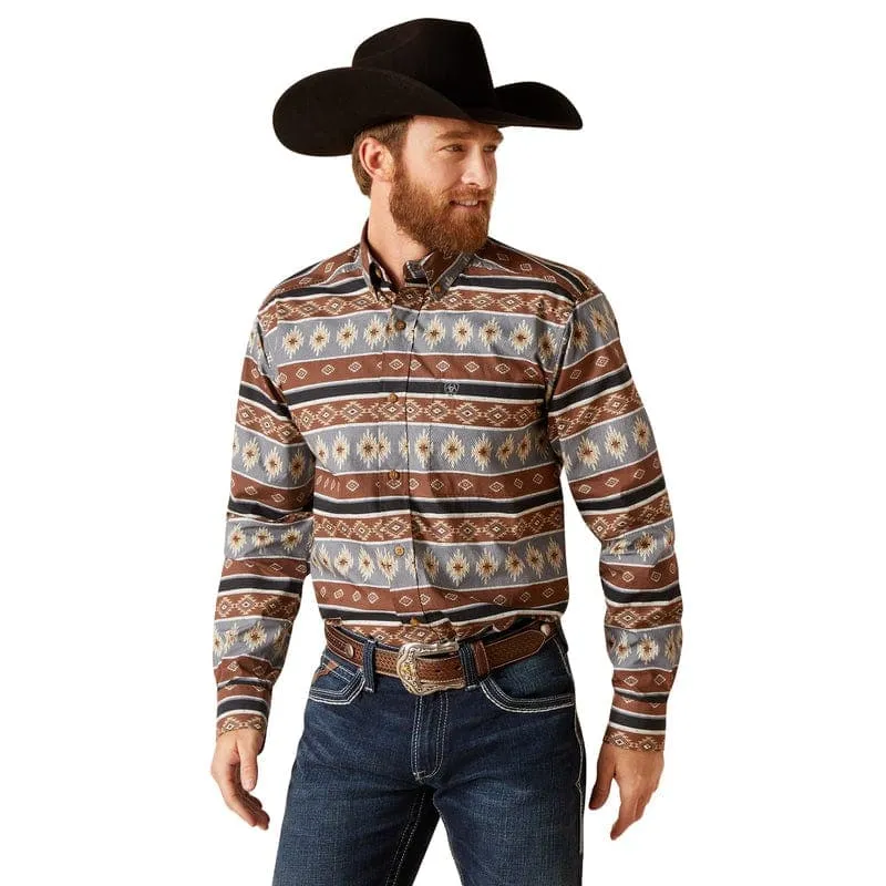 Ariat Men's Nelly Fitted Long Sleeve Western Shirt