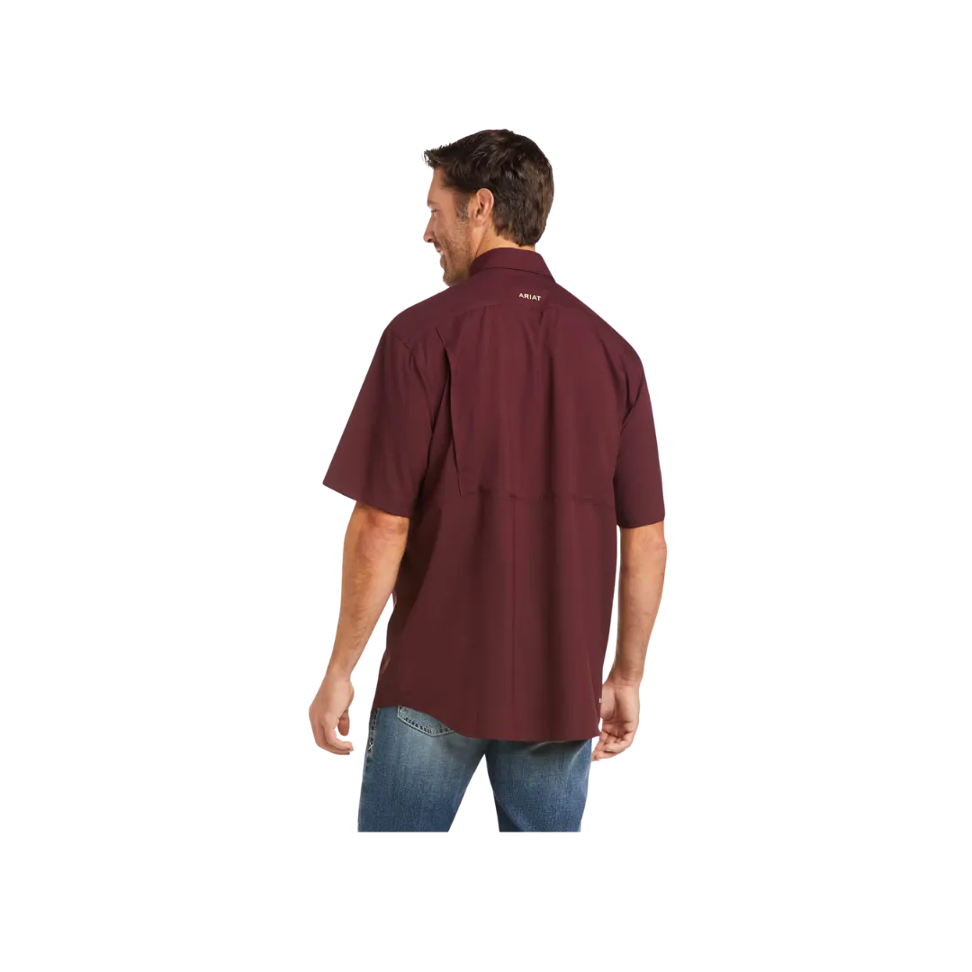 Ariat Men's Venttek Classic Fit Malbec Shirt