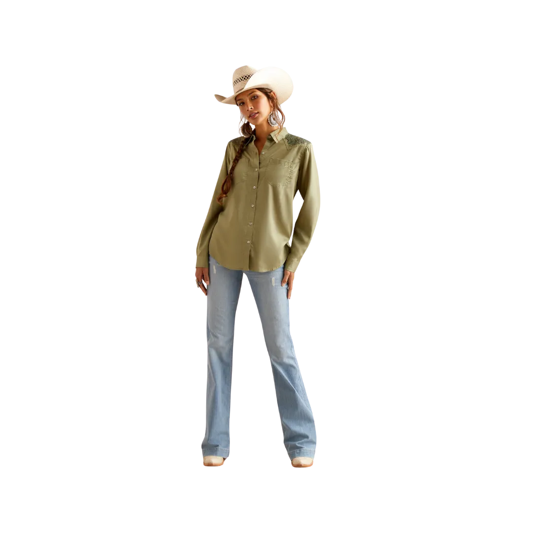 Ariat Women's Erika Sage Green Shirt