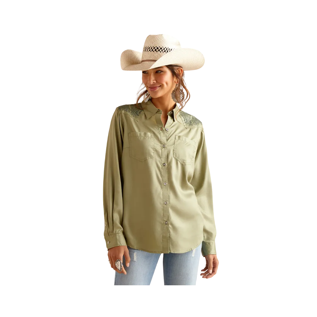 Ariat Women's Erika Sage Green Shirt