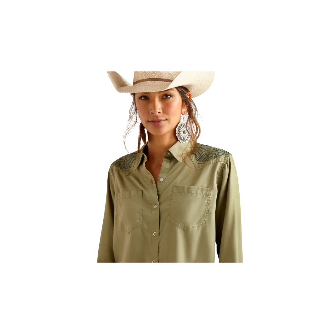 Ariat Women's Erika Sage Green Shirt