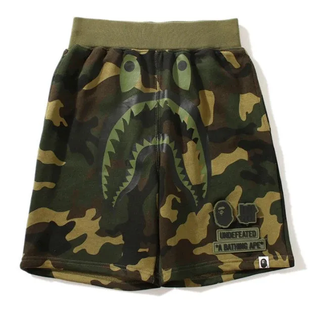 Bermuda Bape Shark Undefeated Camuflada