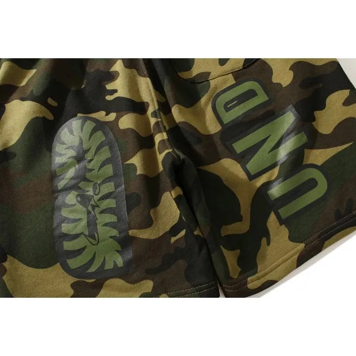 Bermuda Bape Shark Undefeated Camuflada