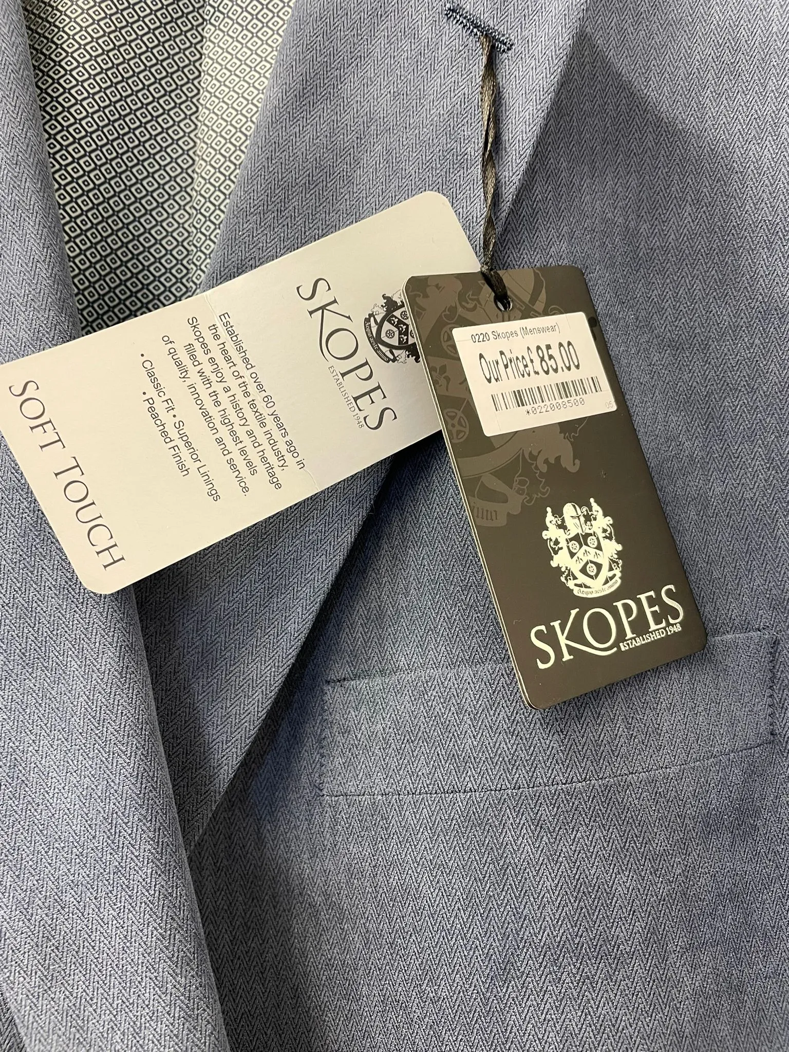 BNWT Skopes Porto Blue Classic Fit Blazer