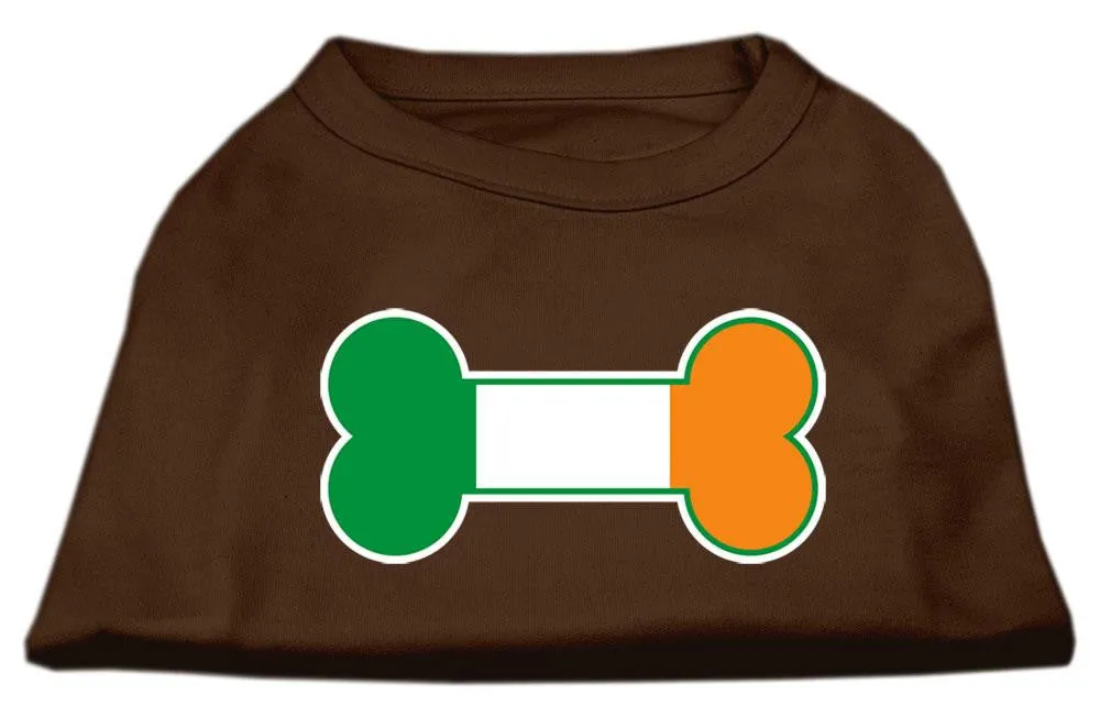 Bone Flag Ireland Screen Print Shirt Brown Sm (10)