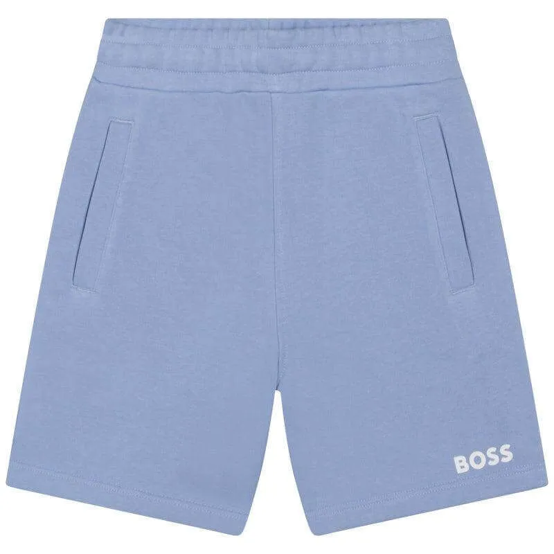 Boys Blue Logo Shorts