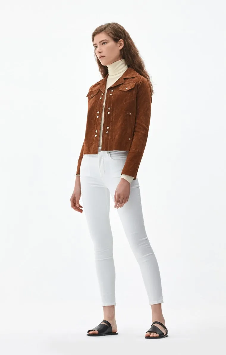 Citizens of Humanity - Rocket Crop High Rise Skinny in Sculpt White