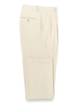 Corduroy Pleated Pants - Winter White