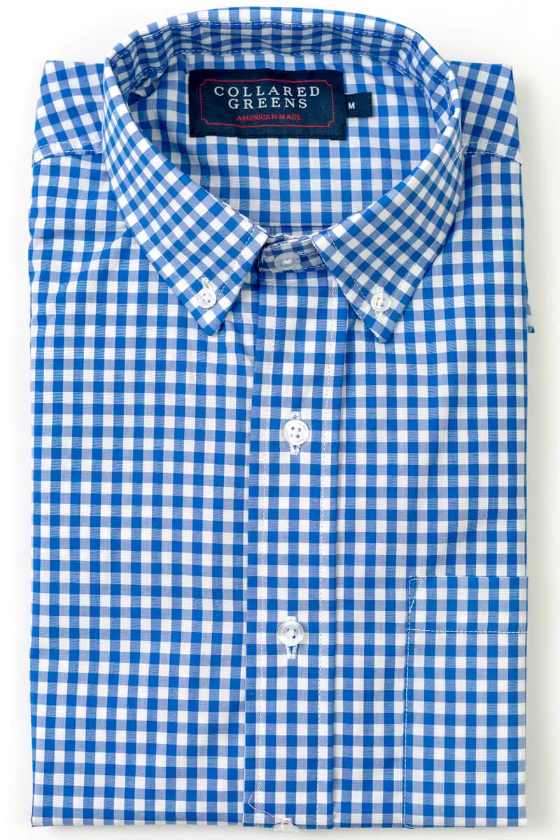 Damen: Brookline Button Down - Blue