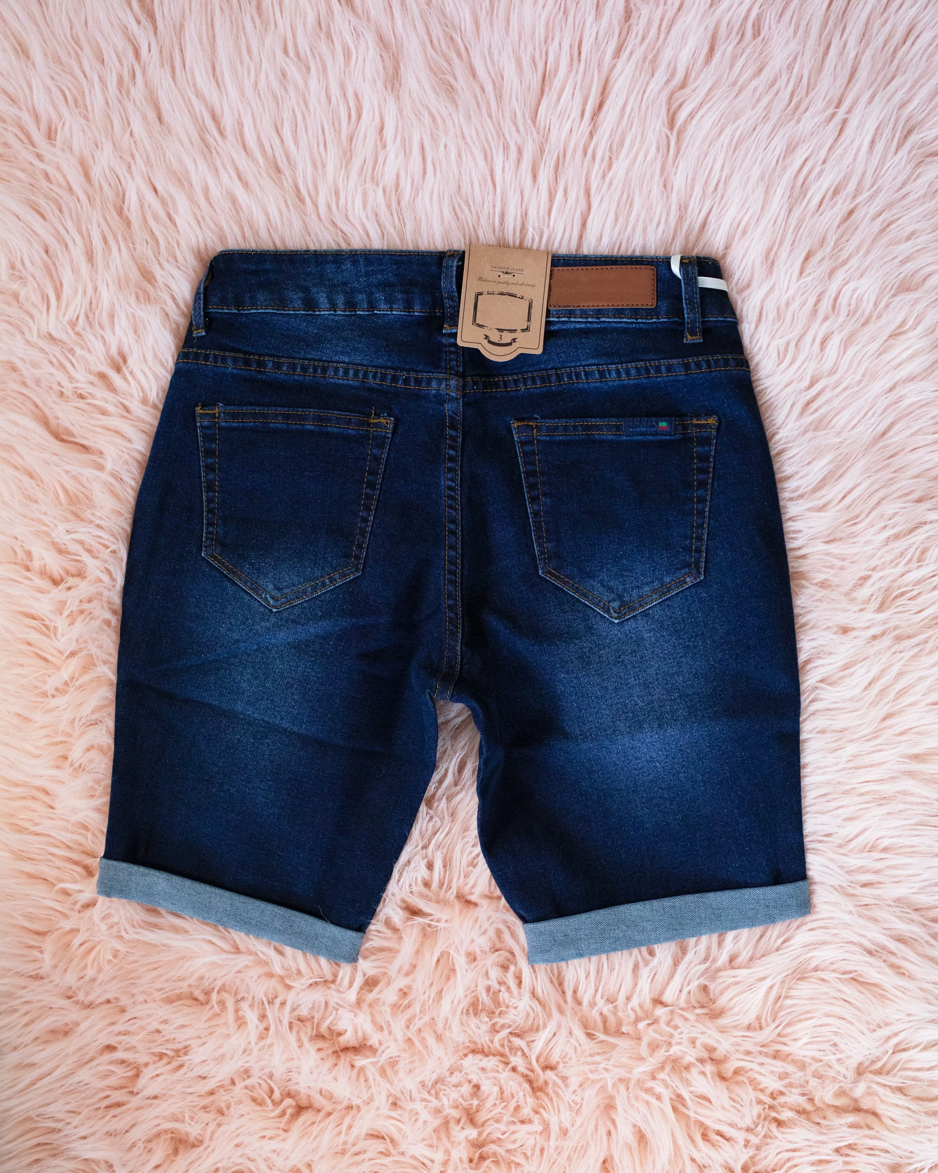 Denim Bermuda Shorts