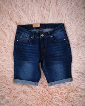 Denim Bermuda Shorts