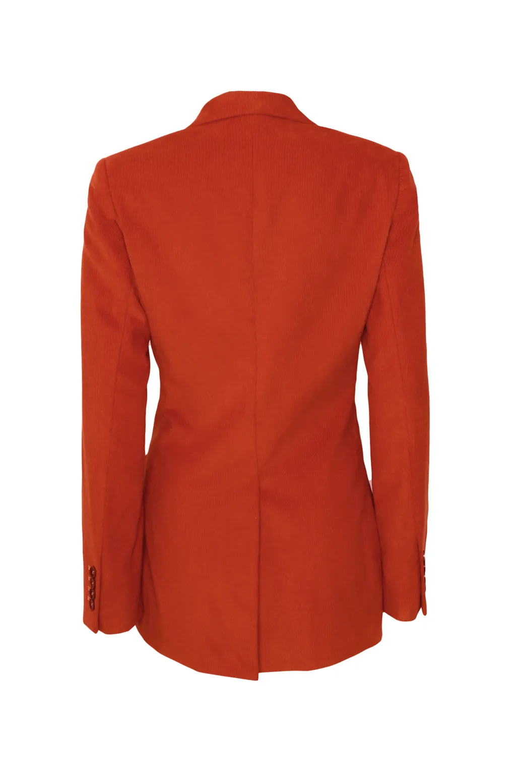 Double Breasted Blazer in Burnt Orange by Anna James