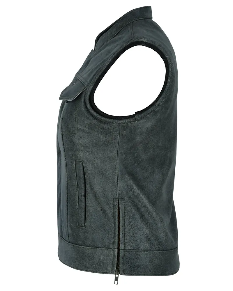 DS229 Women's Premium Single Back Panel Concealment Vest - GRAY