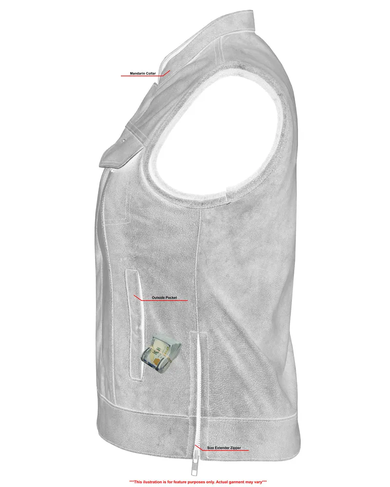 DS229 Women's Premium Single Back Panel Concealment Vest - GRAY