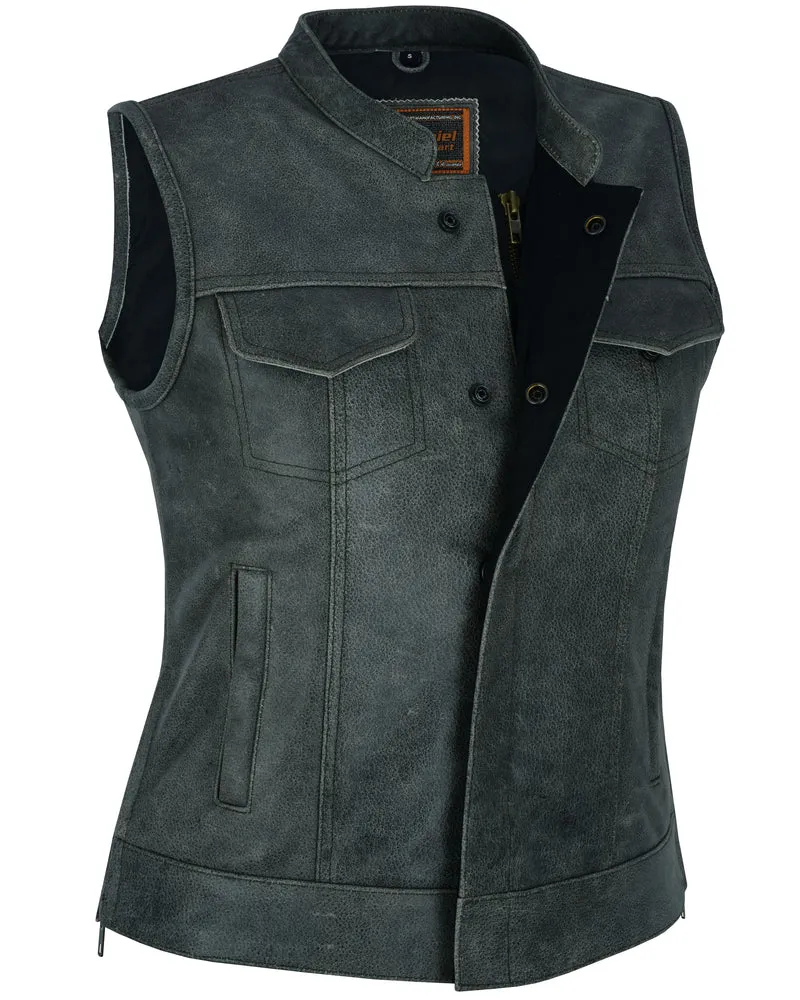 DS229 Women's Premium Single Back Panel Concealment Vest - GRAY