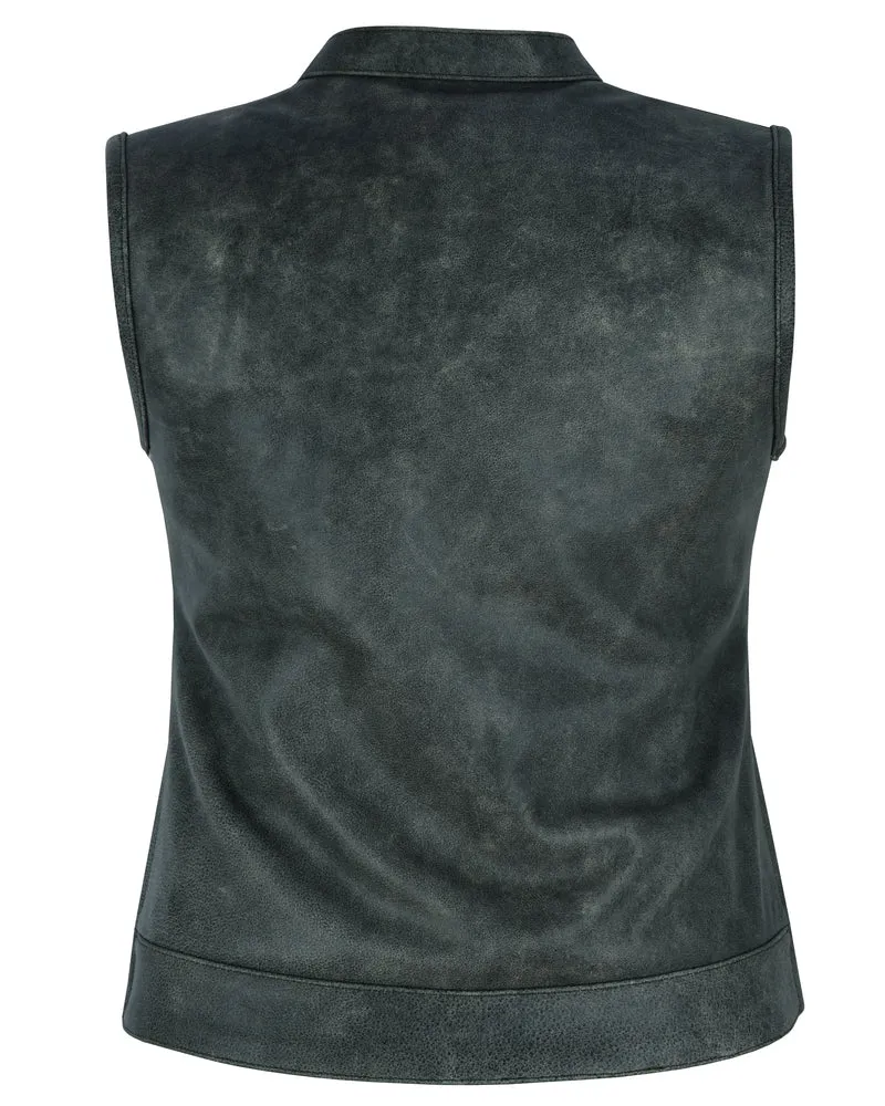 DS229 Women's Premium Single Back Panel Concealment Vest - GRAY