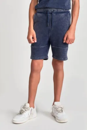 Faded blue Bermuda shorts