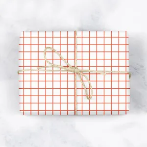 graph paper grid wrap - single sheet or set of 3