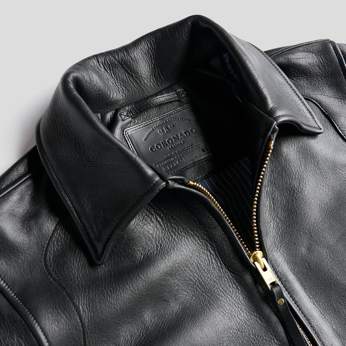 Horween® Deerskin Garrison No.312  | Utica Black