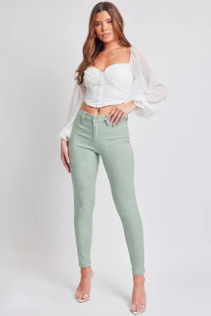 Hyperstretch Mid-Rise Skinny Jeans