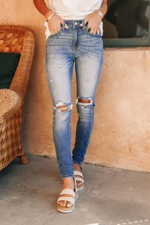 Kancan Distressed Skinny Denim