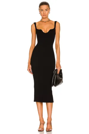 Khaite Nina dress, black