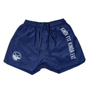 Kinda Fit Kinda Fat The Classic Premium 3.5" Training Shorts (Blue)