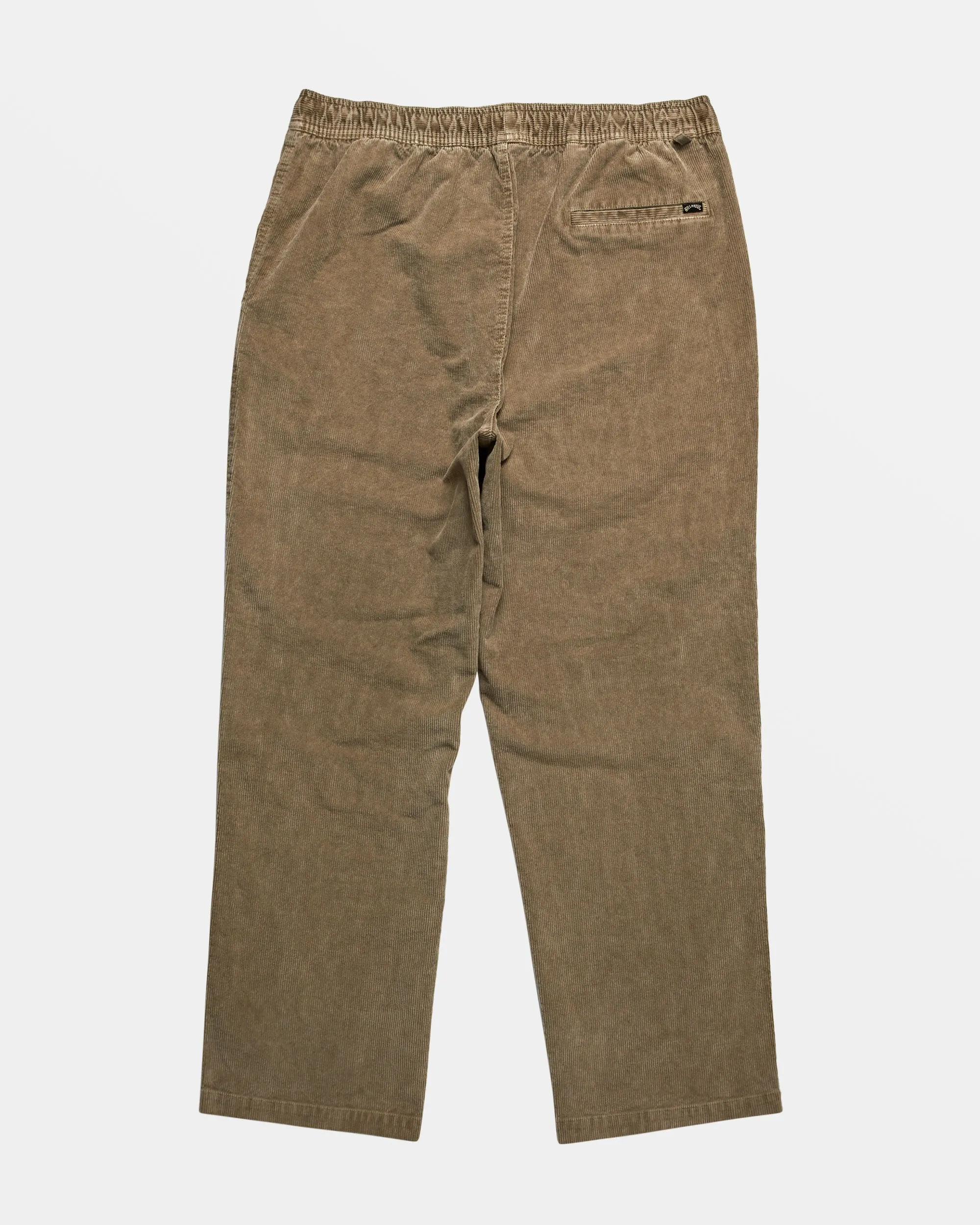 Larry Elastic Waist Corduroy Pants - Dune