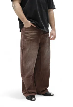 Light Brown Baggy Corduroy Pants