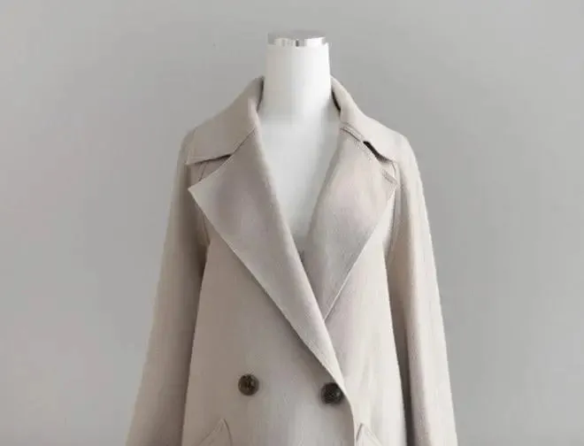 Little Addiction LuxeLapel Trench Coat