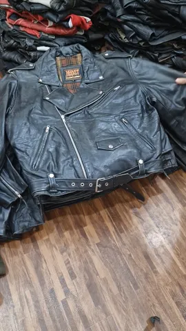 Mens D/pocket leather jackets