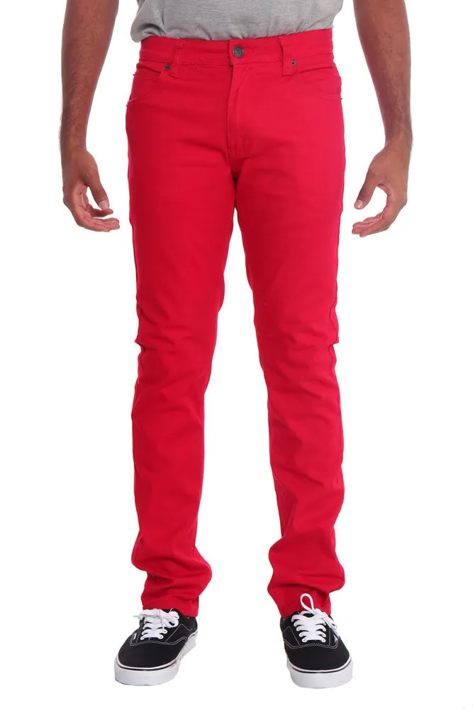 Men's Taper Fit Colored Denim Jeans