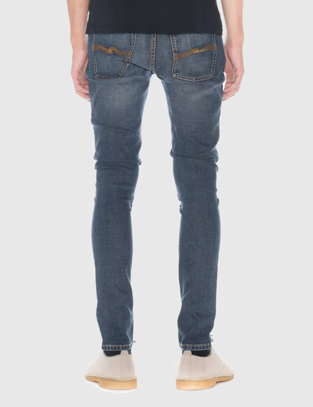 Nudie Skinny Lin Jeans (Super Tight) - Tender Worn Blue