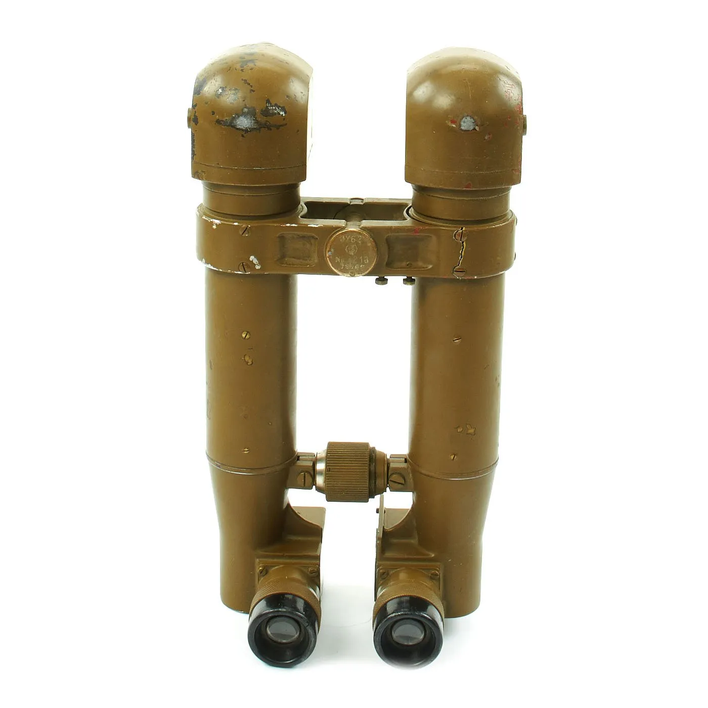 Original Japanese WWII Damaged 8x62 Trench Periscope Binoculars with Matched Transport Case - Dated 1940