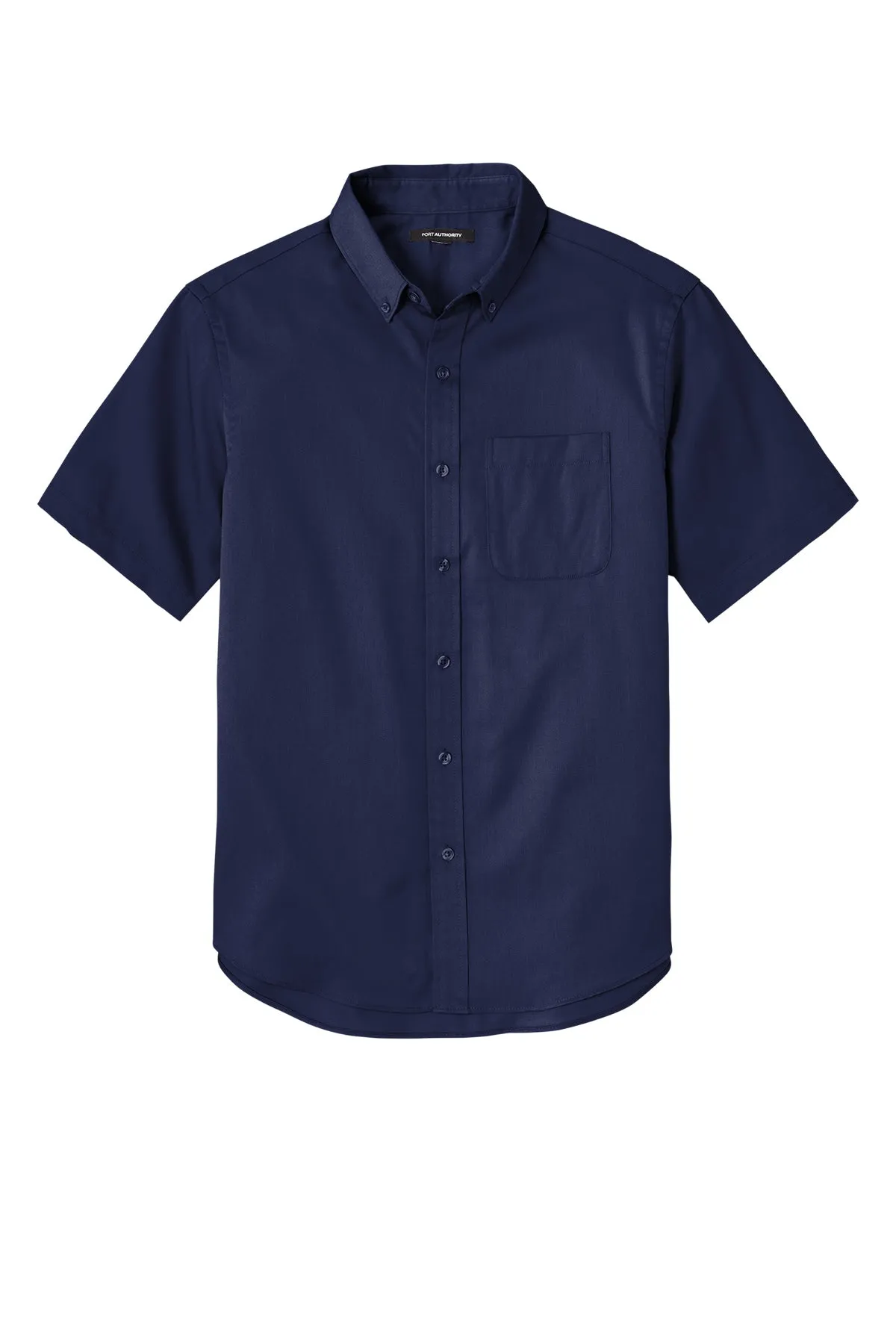 Port Authority® Short Sleeve SuperPro React™ Twill Shirt - True Navy