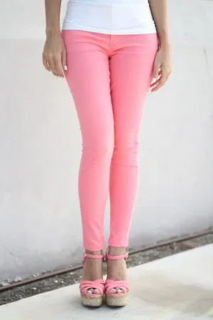 Skinny Peach Jeans