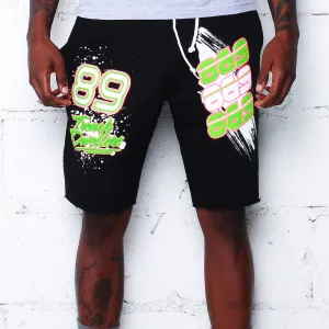 Team Finesse Terry Shorts Poison Green