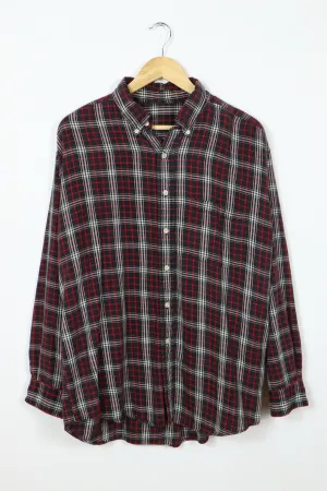 Vintage Black Button-Down Shirt