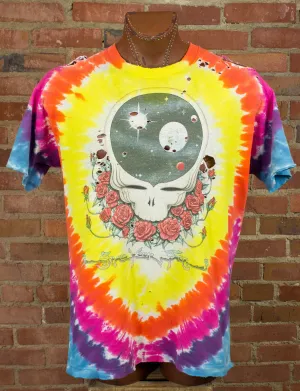 Vintage Grateful Dead Concert T Shirt 1992 Space Your Face Distressed Tie Dye XL