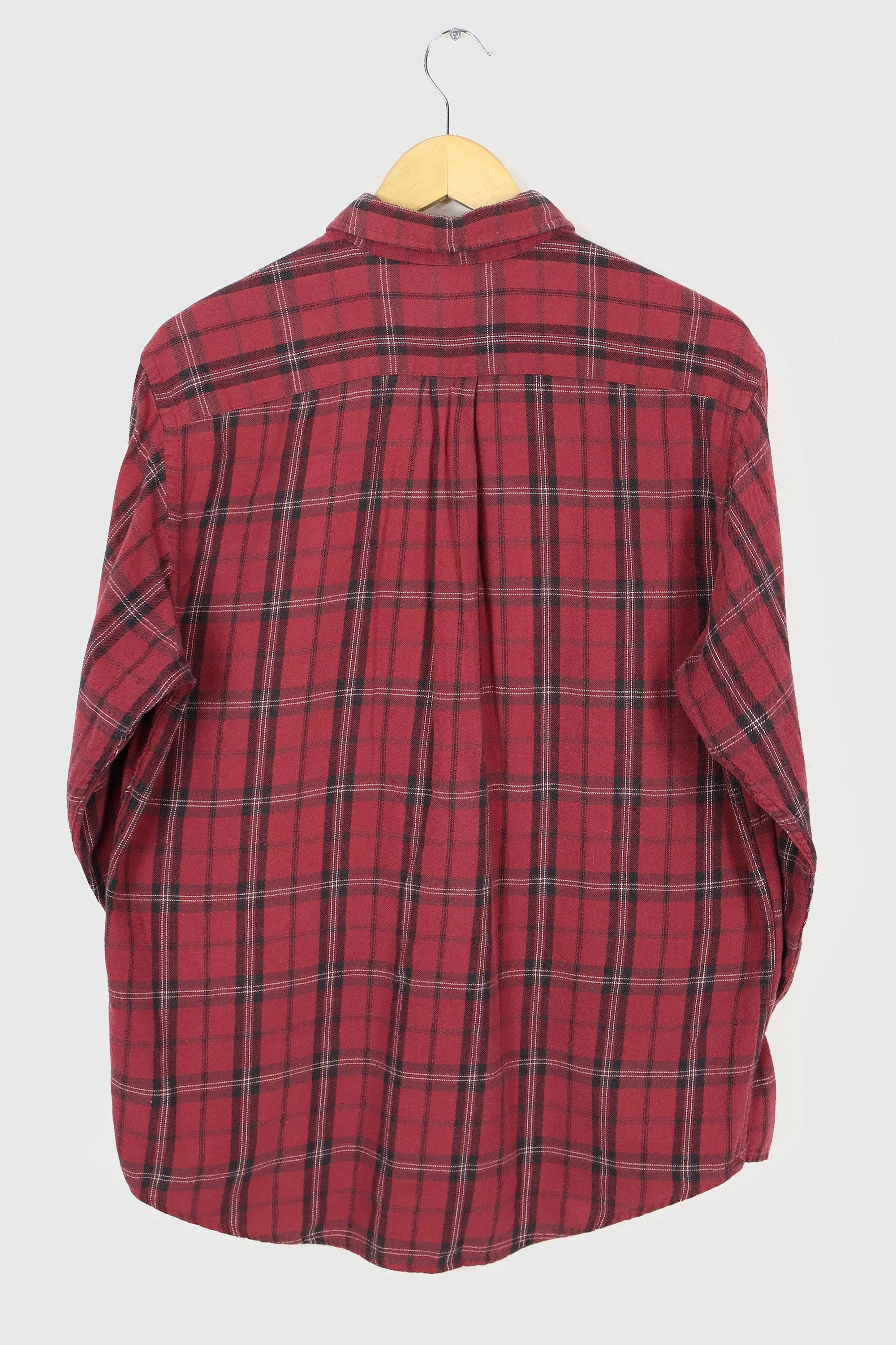 Vintage Red Button-Down Shirt