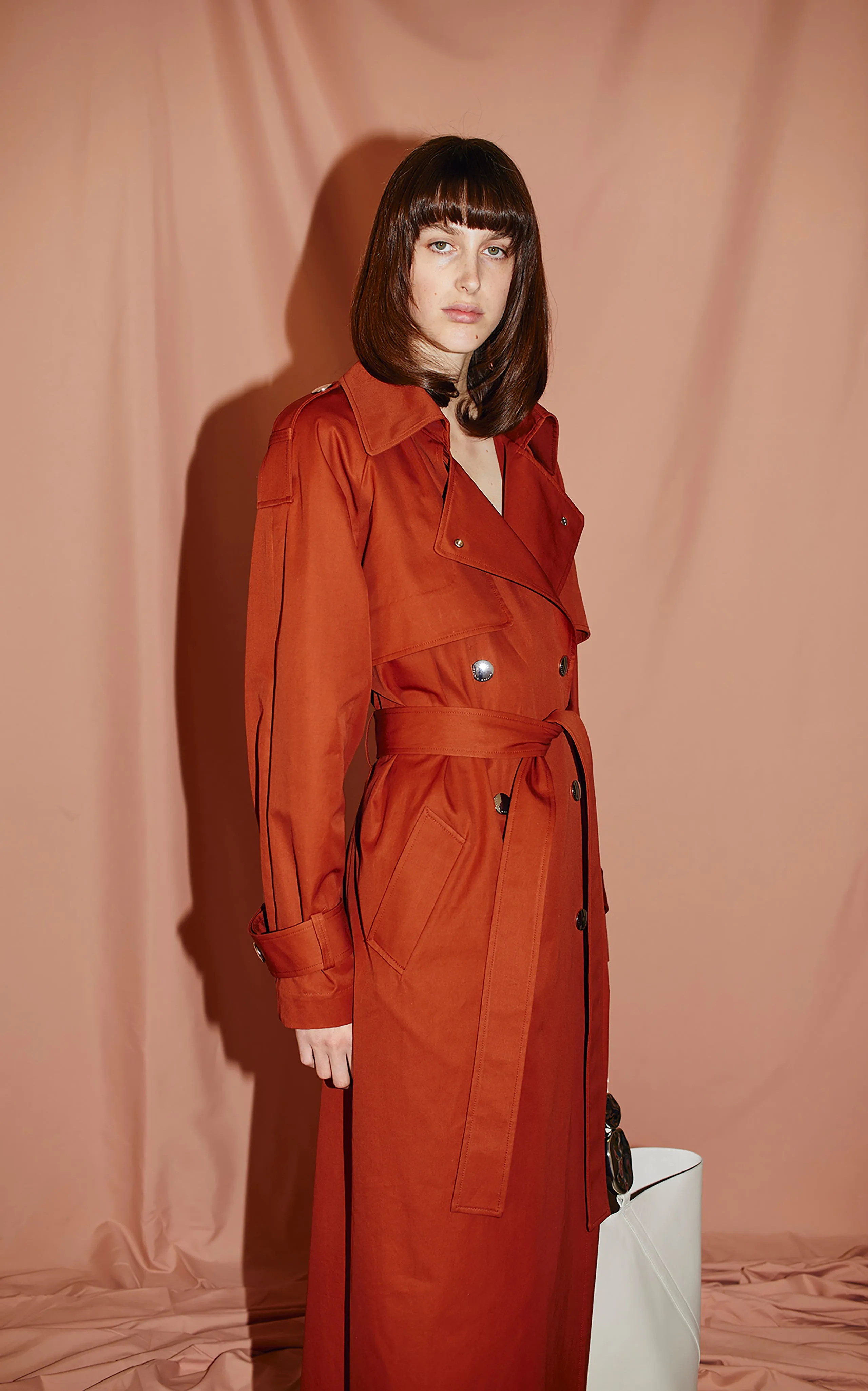 Voyage Maxi Trench | Terracotta